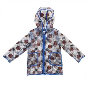 Spider man toddler boy rain coat